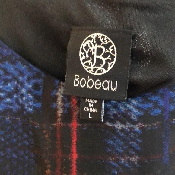 Bobeau plaid mini dress - Picture 4 of 4